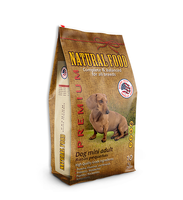 alimento Natural food raza pequeña premium para Perros de Raza Pequeña