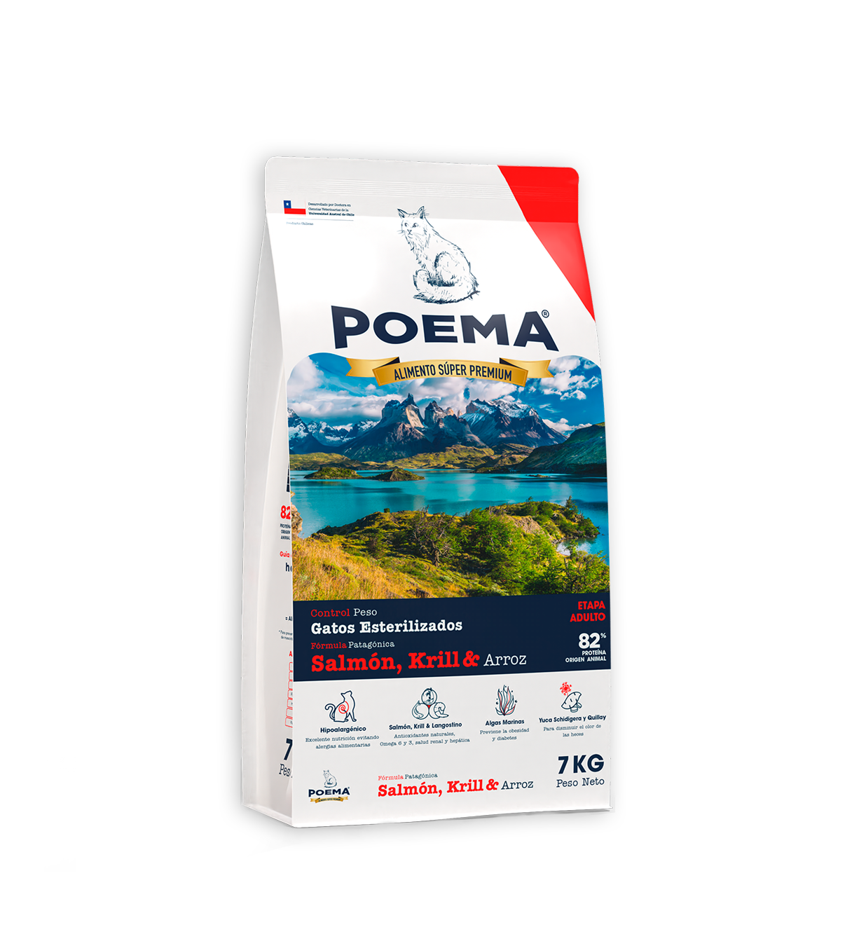 alimento Poema Gato Esterilizado Control Peso