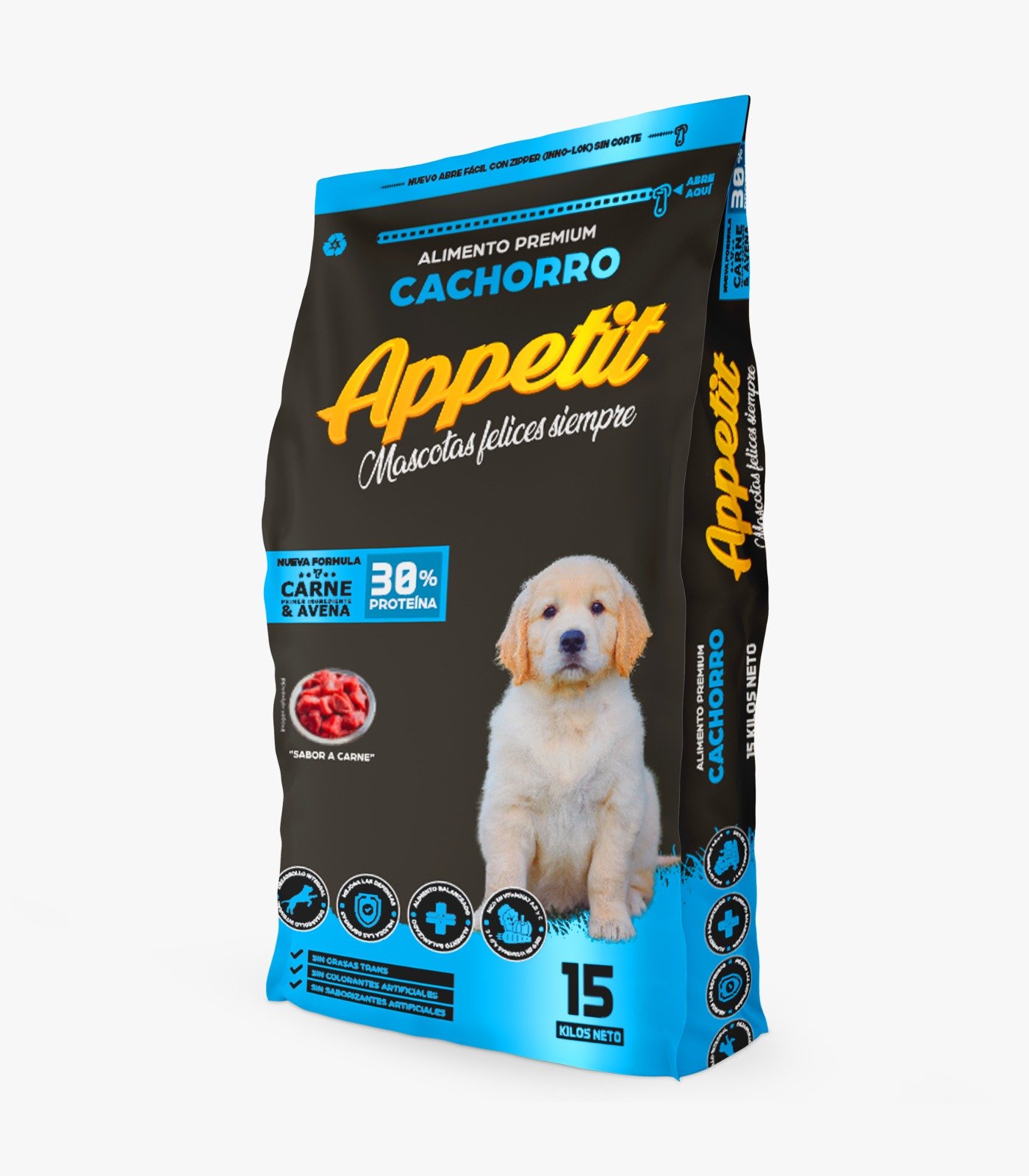 Alimento appetit para perros cachorros