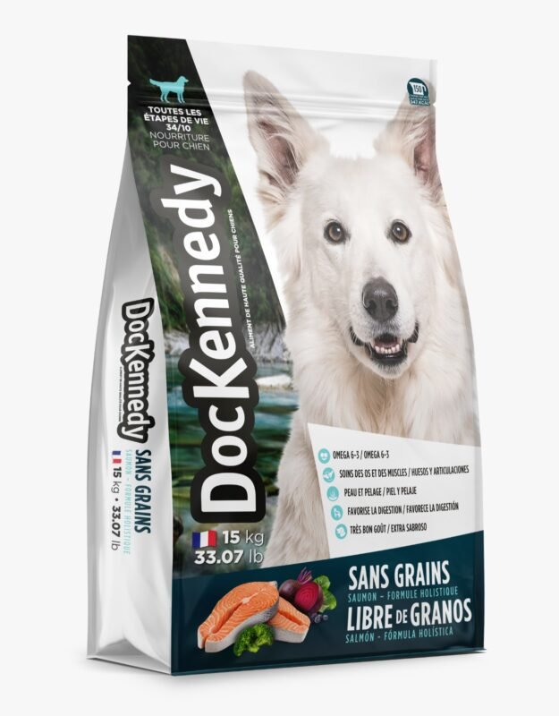 Dockennedy para perros adultos sin granos